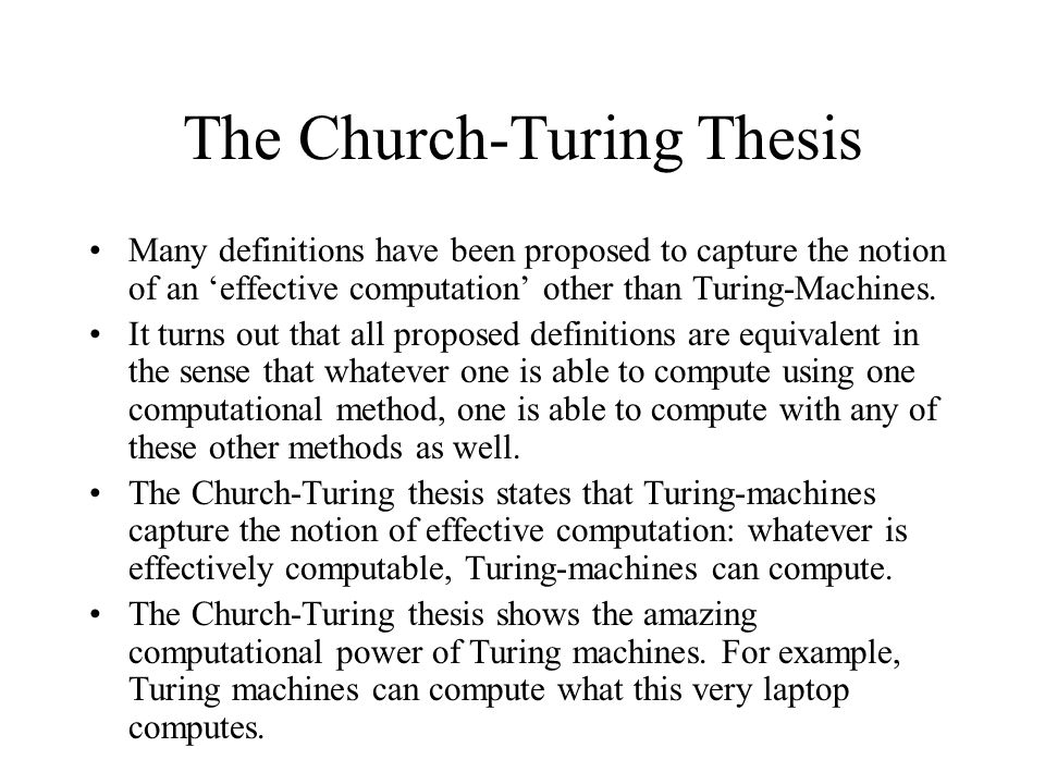 Church–Turing thesis: Wikis